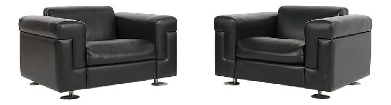Pair of armchairs by Osvaldo Borsani for Tecno, 1960s 1