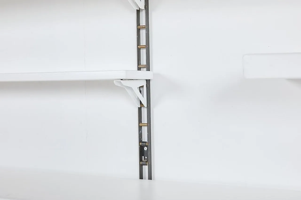 Modern modular wall shelving system, 1960s 3
