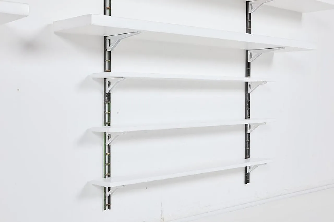 Modern modular wall shelving system, 1960s 6