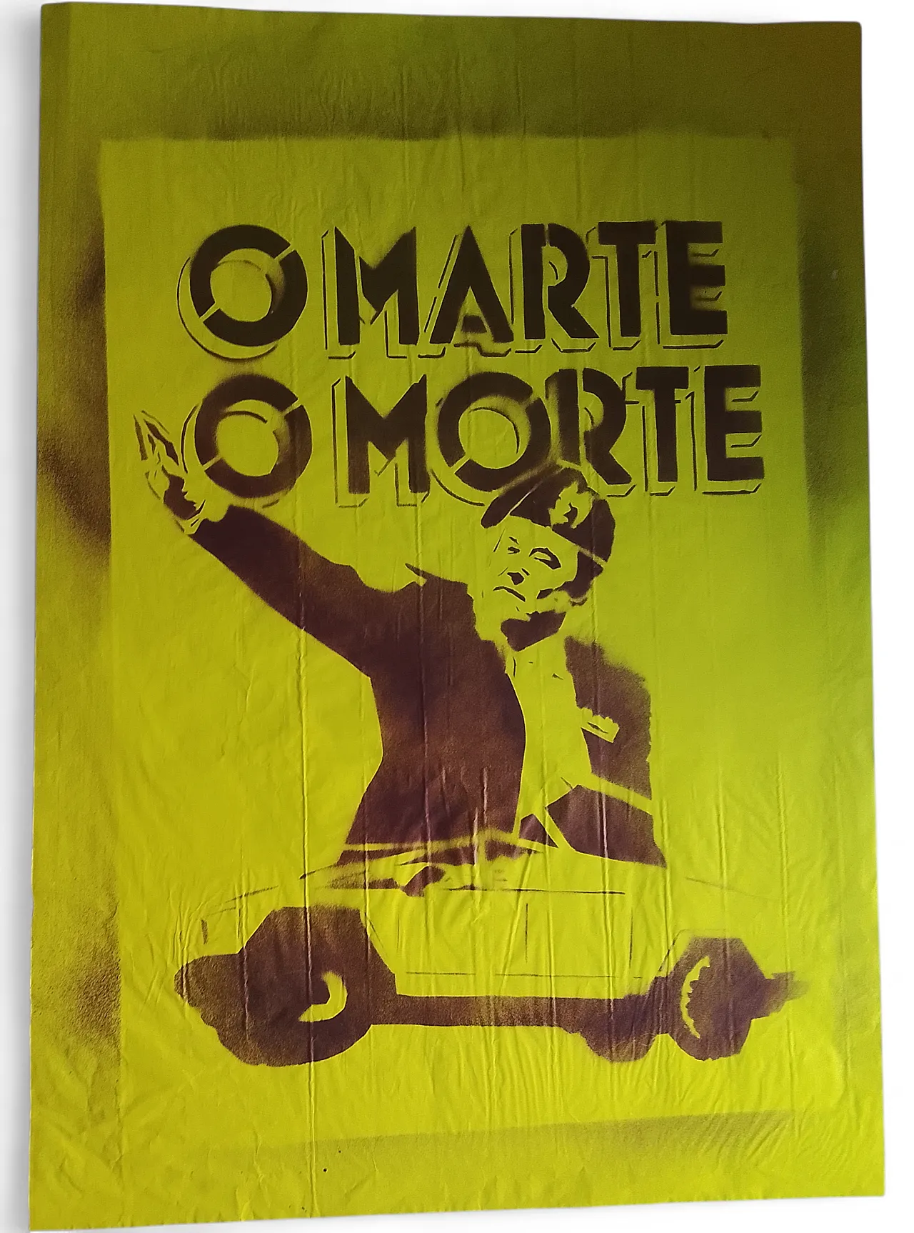 Stencil "O marte o morte" 5