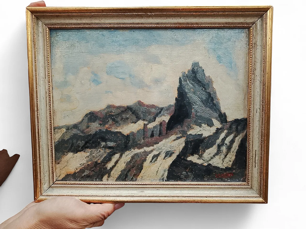 Oil painting "Brenta Massif (Dolomites) 4