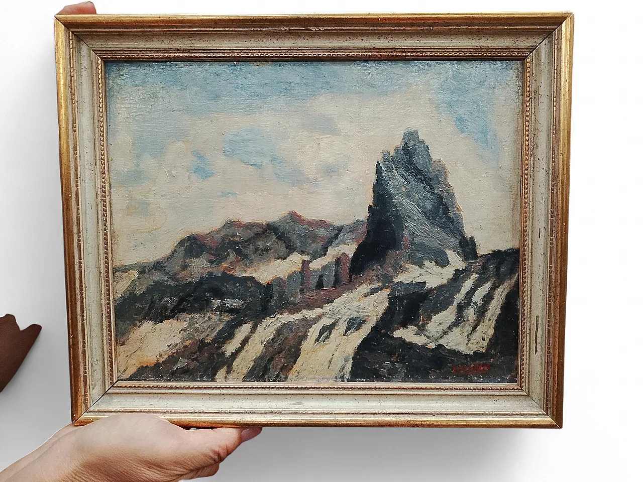 Oil painting "Brenta Massif (Dolomites) 5