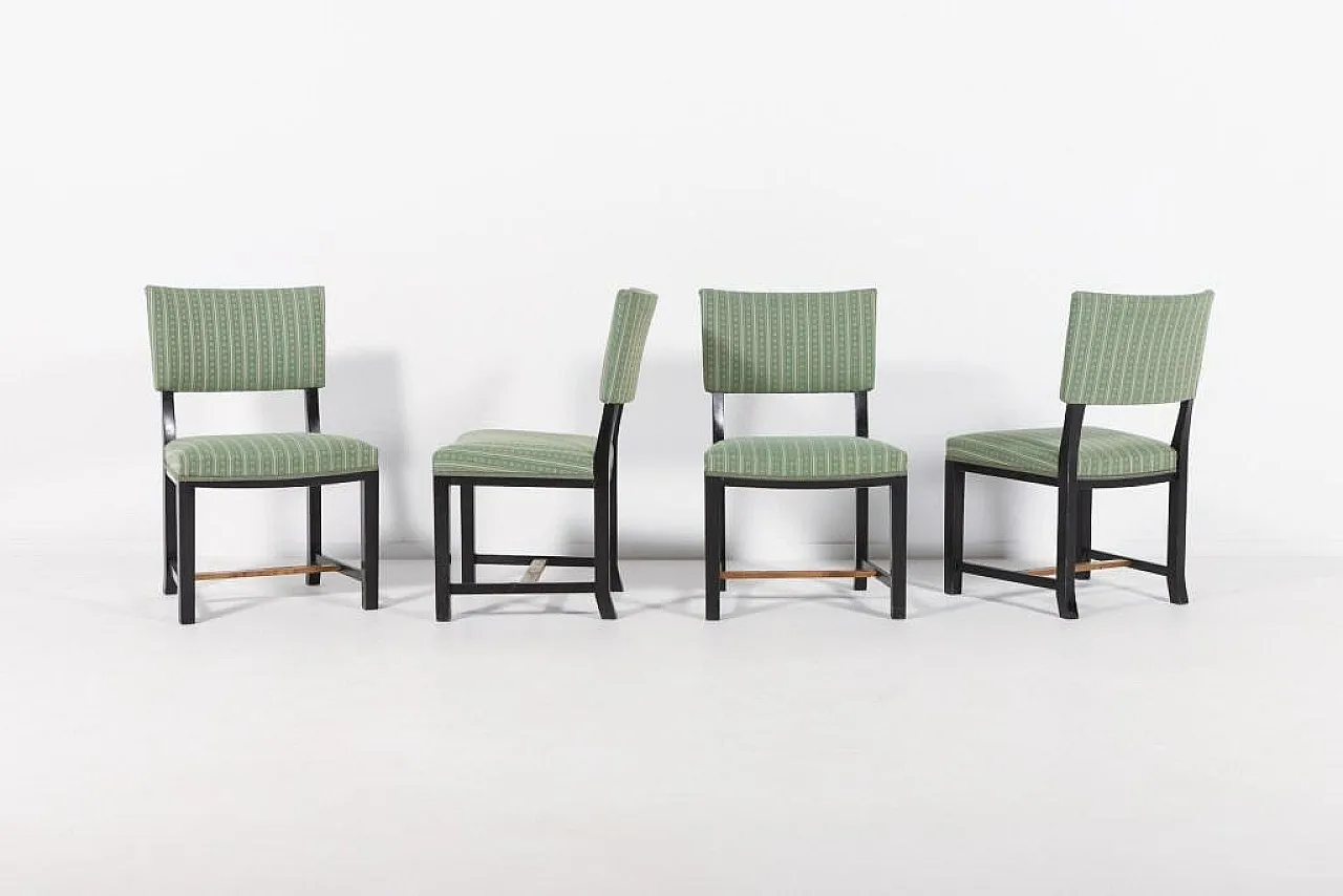 4 Chairs by Otto Schulz, 1940s 2