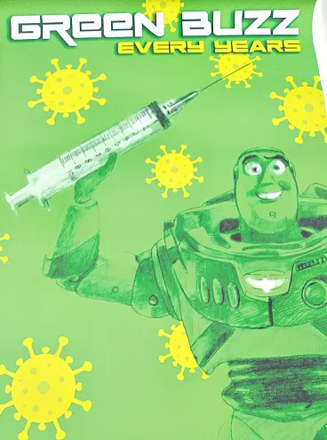 Green Buzzi every years poster