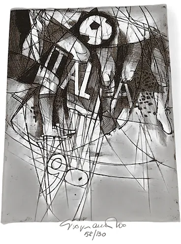 Etchings Italia 90 by Giacomo Soffiantino