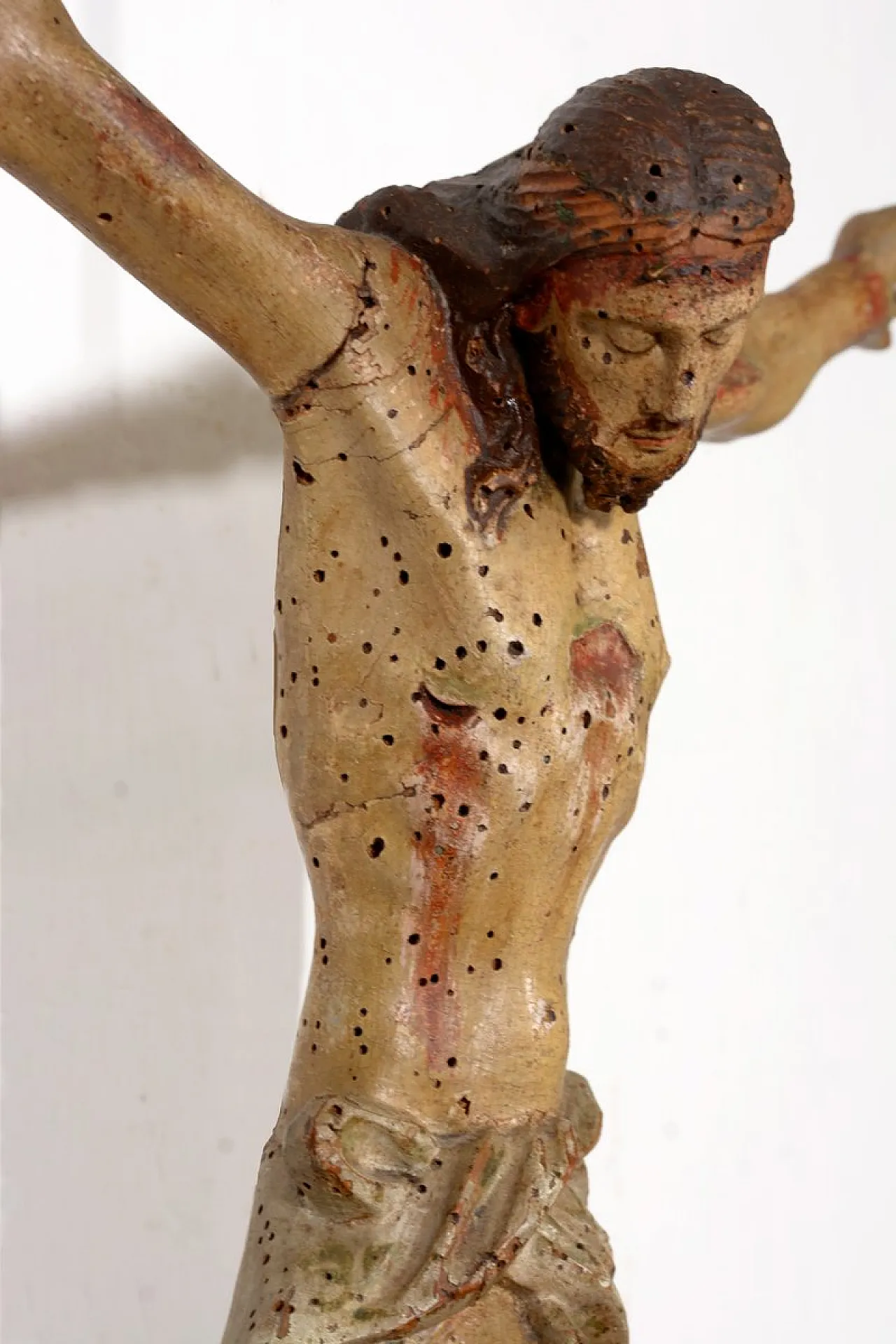 Italian Artist, Corpus Christi Sculpture, polychrome wood,19th century 7