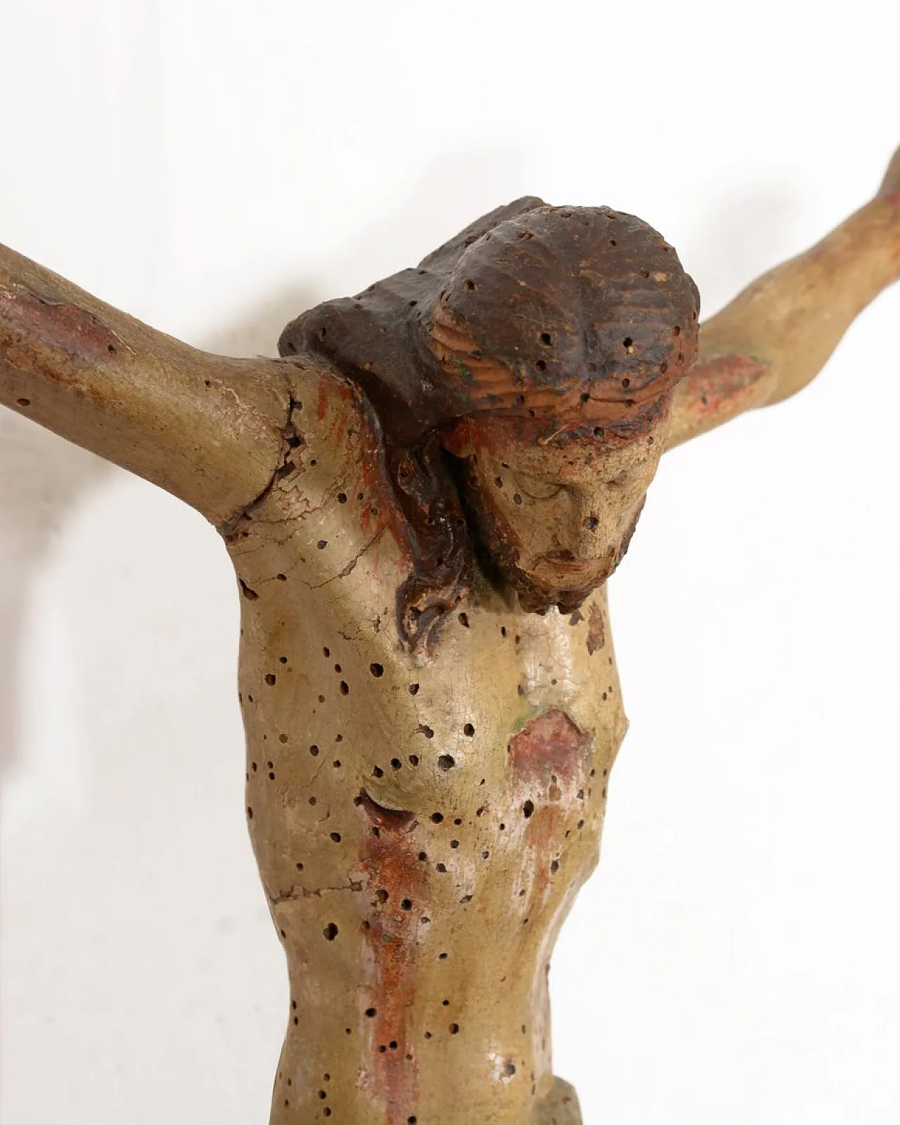 Italian Artist, Corpus Christi Sculpture, polychrome wood,19th century 10