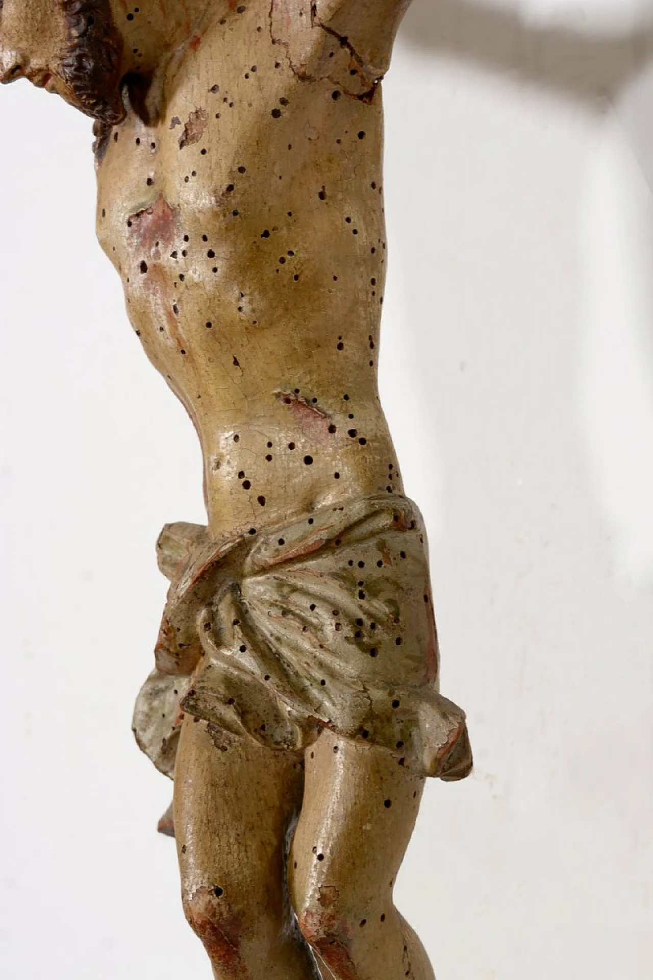 Italian Artist, Corpus Christi Sculpture, polychrome wood,19th century 11