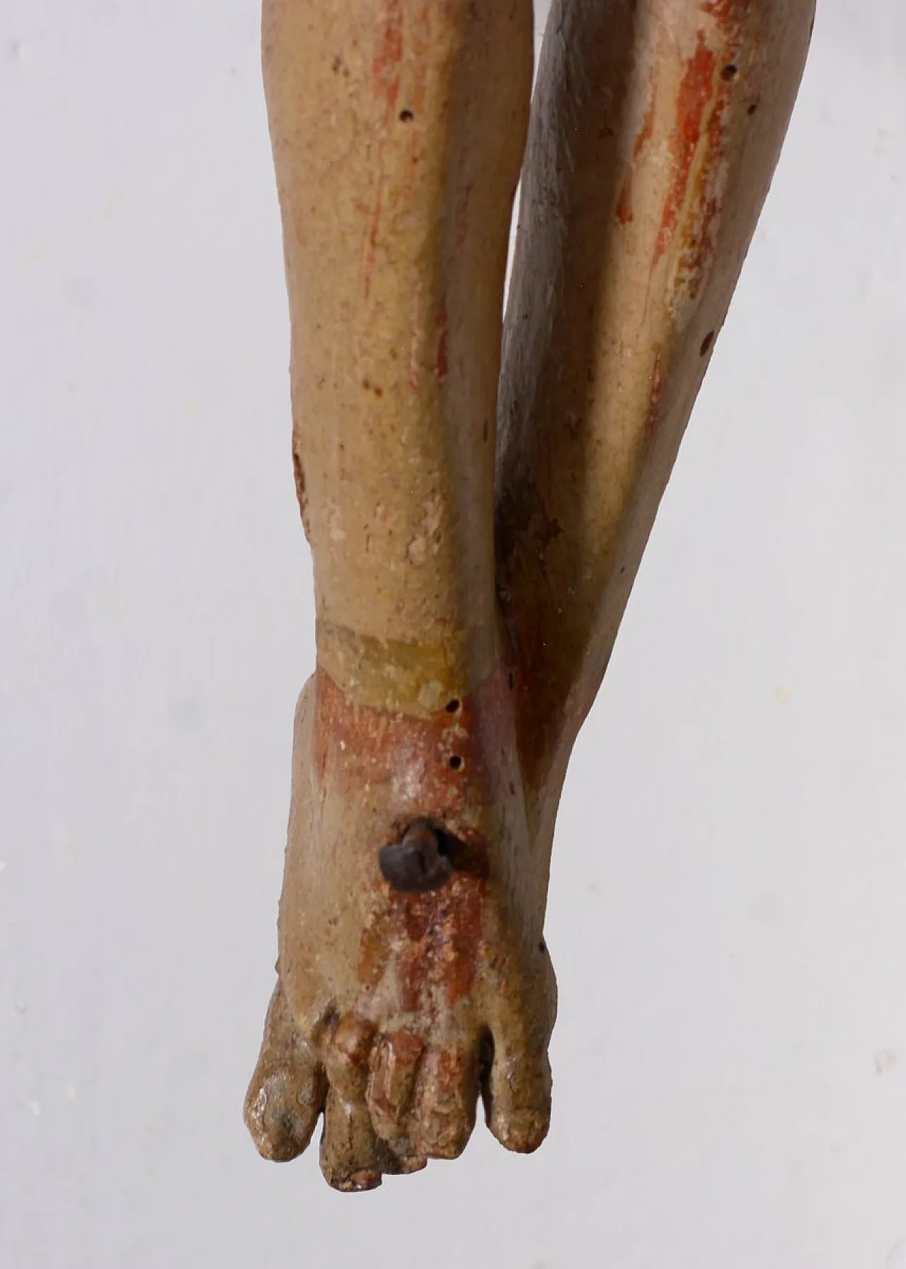 Italian Artist, Corpus Christi Sculpture, polychrome wood,19th century 14