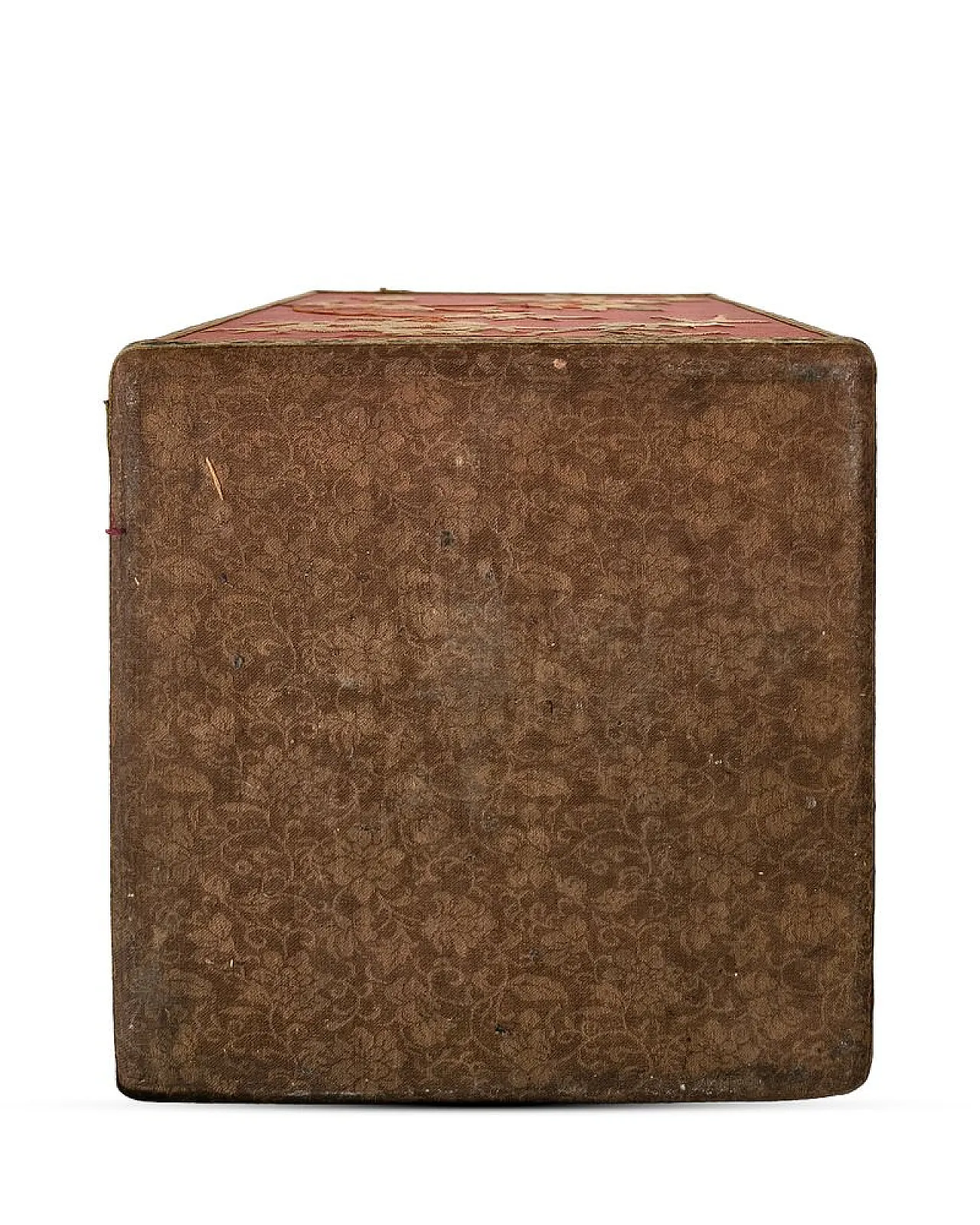 Oriental table lamp with embroidered silk panels, 1960s 7
