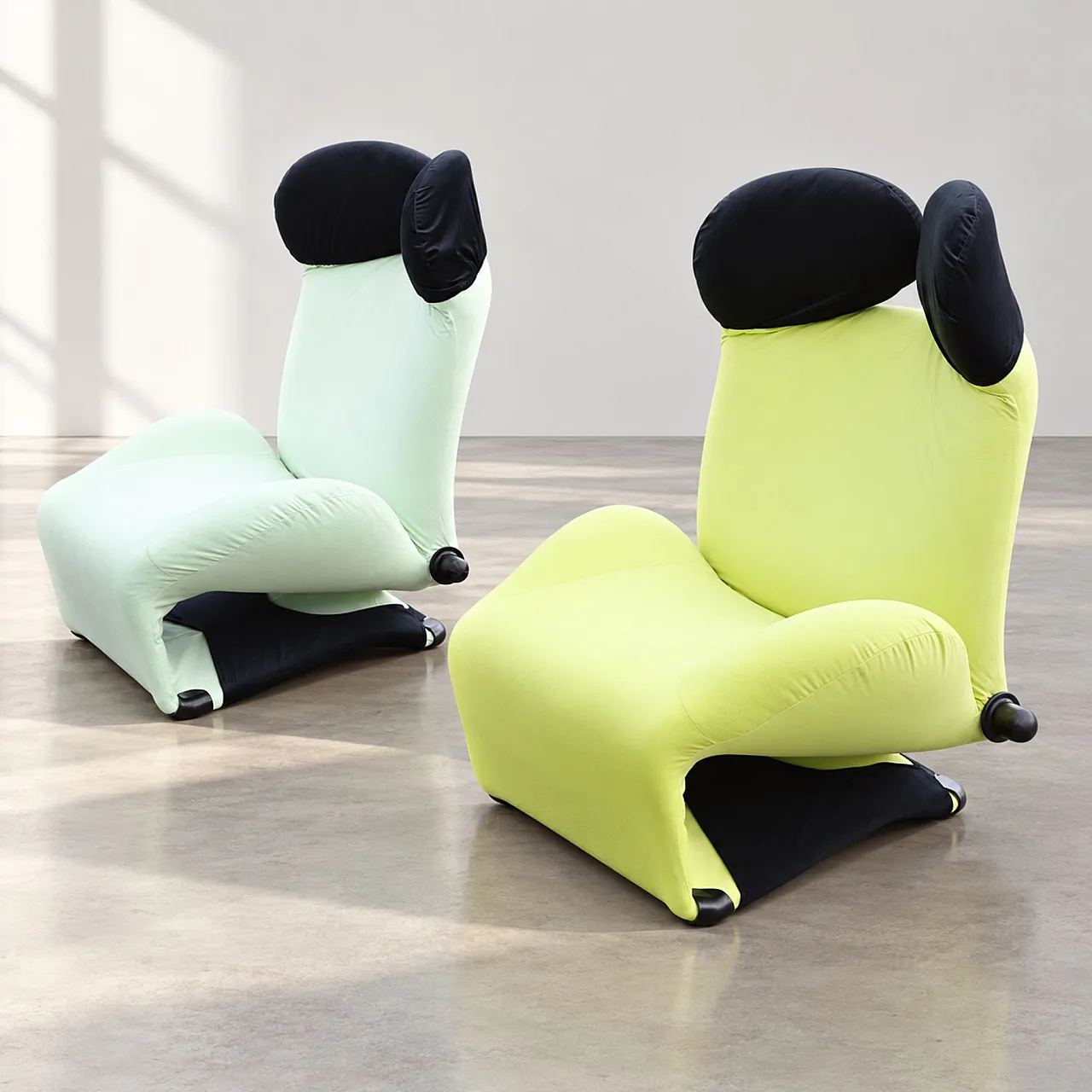 Wink armchair by Cassina, Design Toshiyuki Kita, 1980s 16