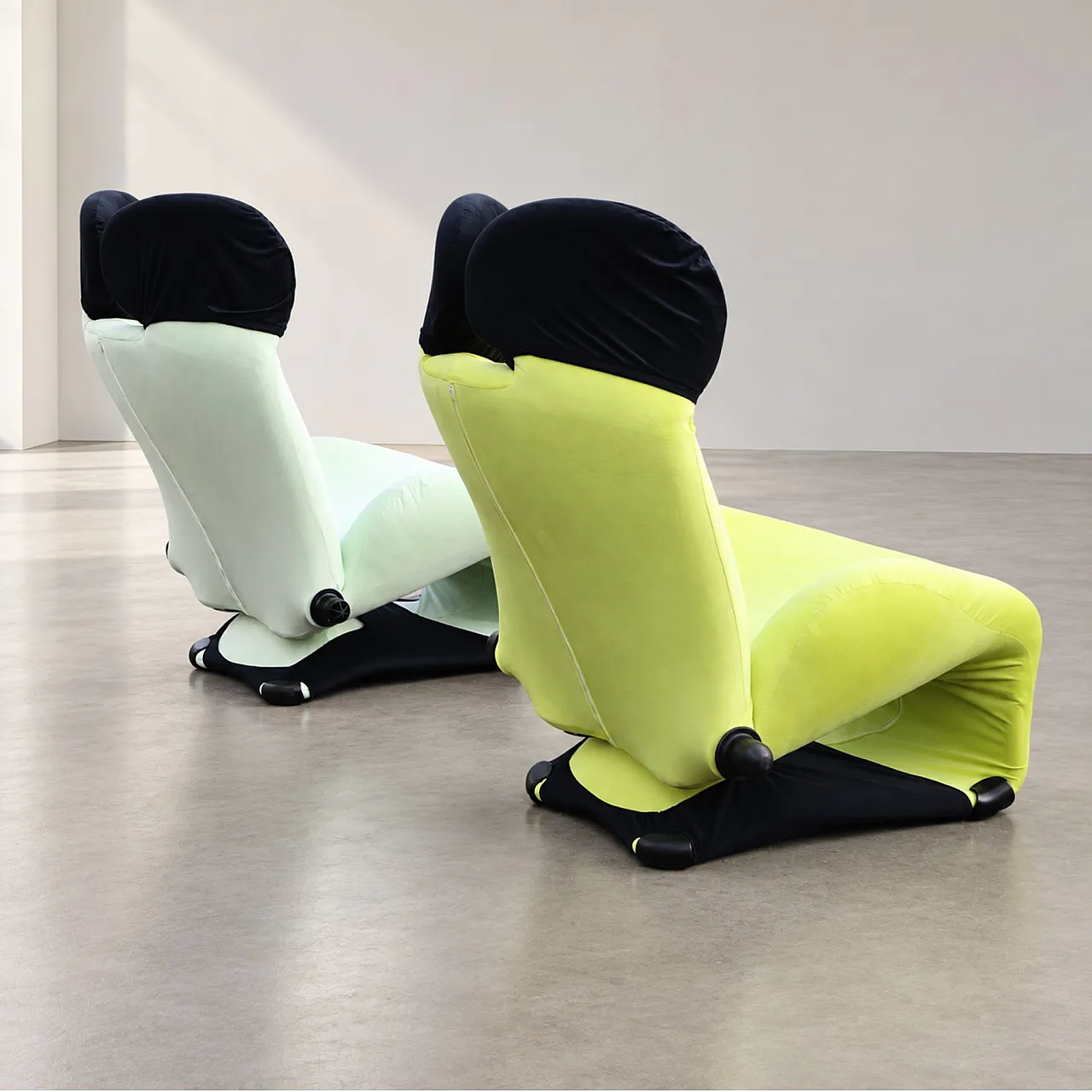 Wink armchair by Cassina, Design Toshiyuki Kita, 1980s 17