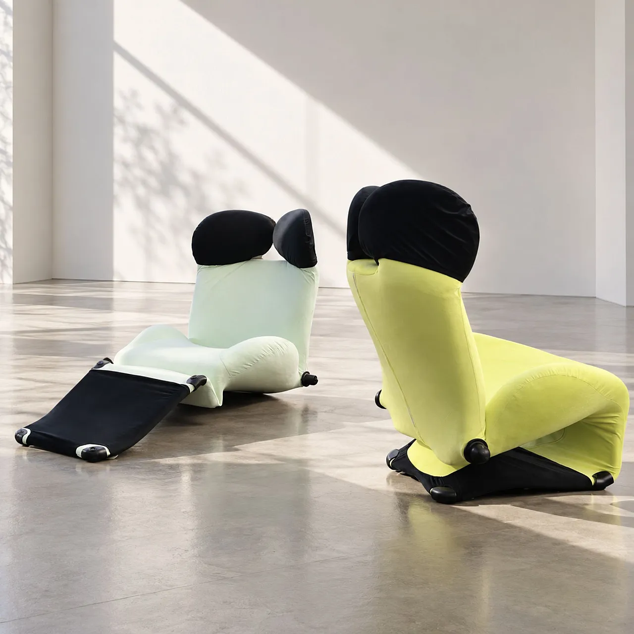 Wink armchair by Cassina, Design Toshiyuki Kita, 1980s 18