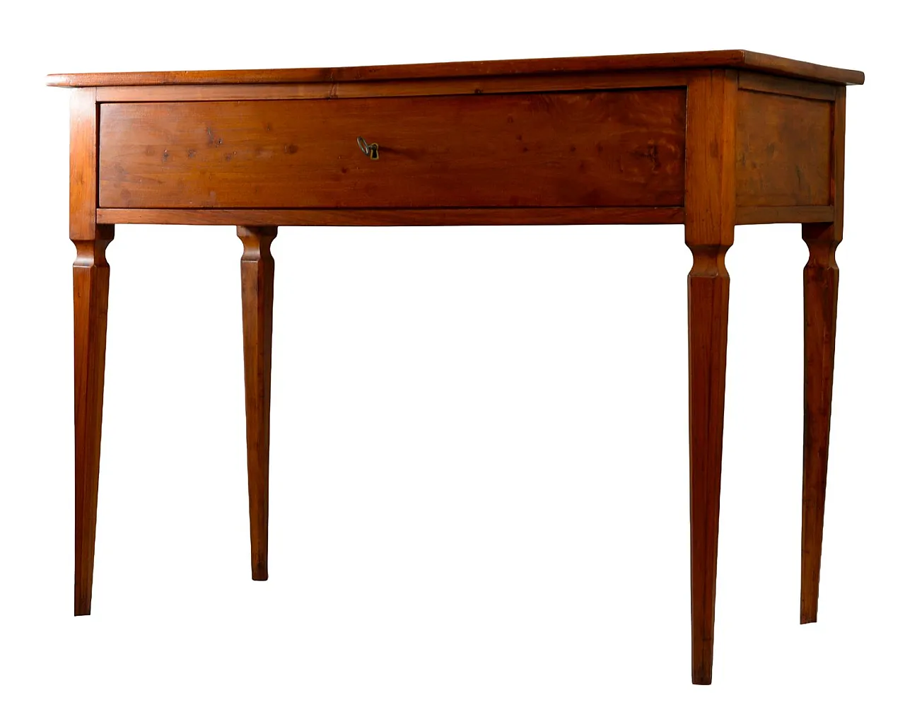 Cherrywood writing desk with drawer, late 18th century 2