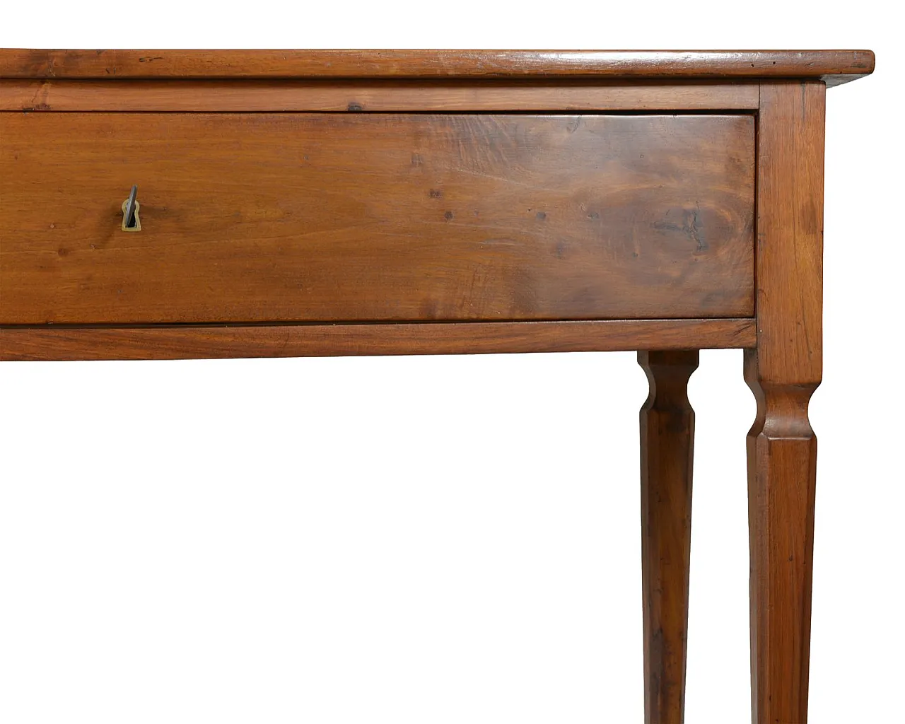 Cherrywood writing desk with drawer, late 18th century 5