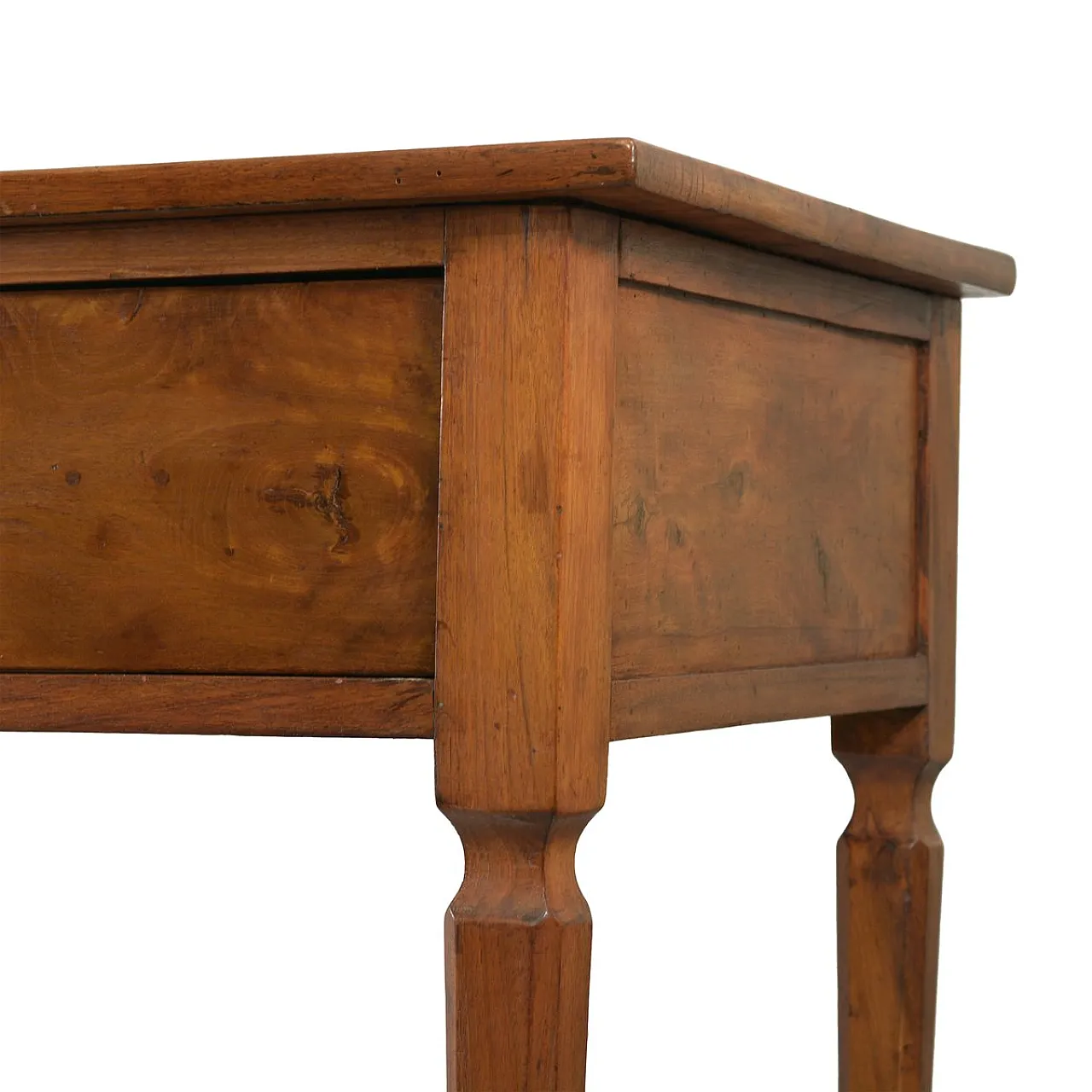 Cherrywood writing desk with drawer, late 18th century 7