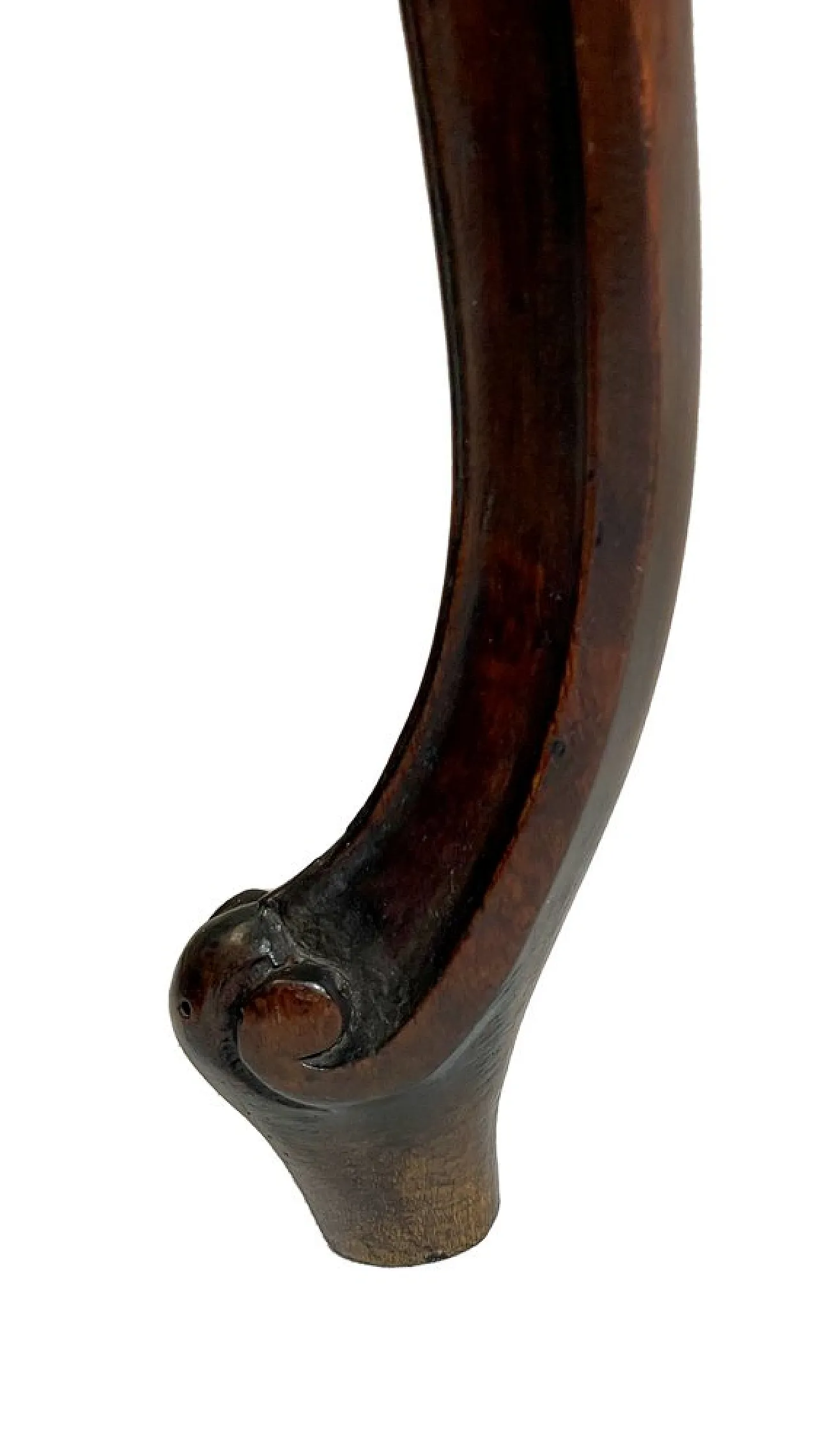 Louis XV French side table in carved walnut, 19th century 3