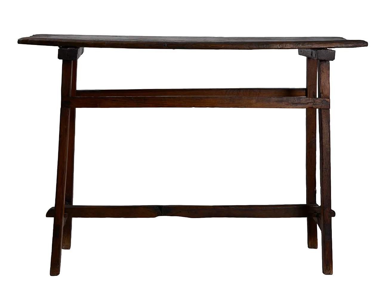 Rustic farmhouse console table, early 19th century 1