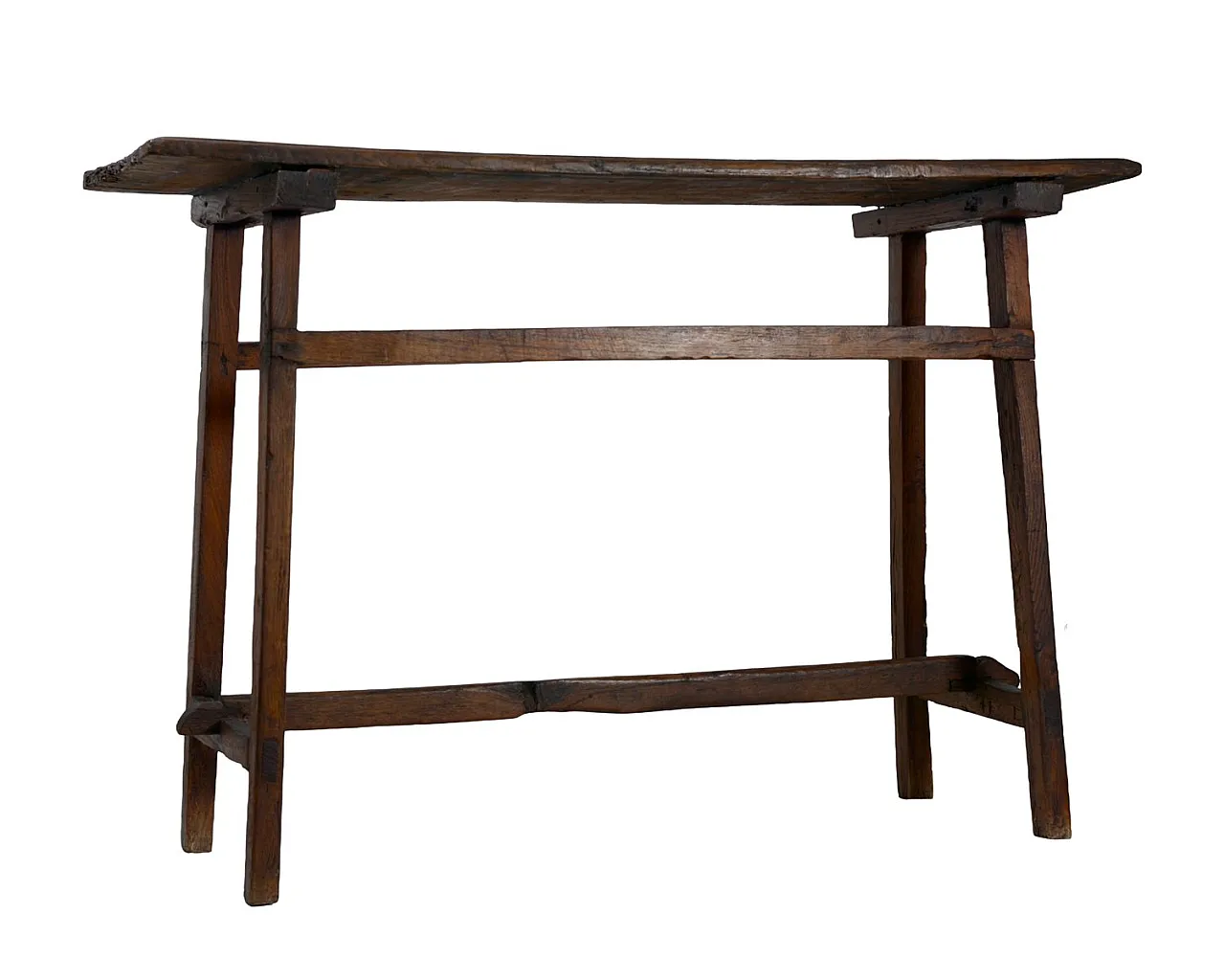 Rustic farmhouse console table, early 19th century 2
