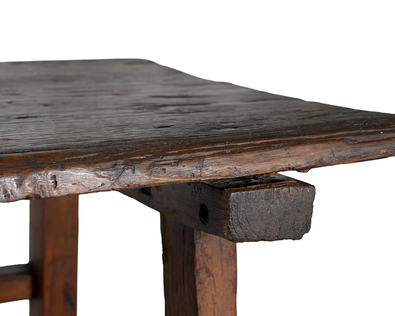 Rustic farmhouse console table, early 19th century 4