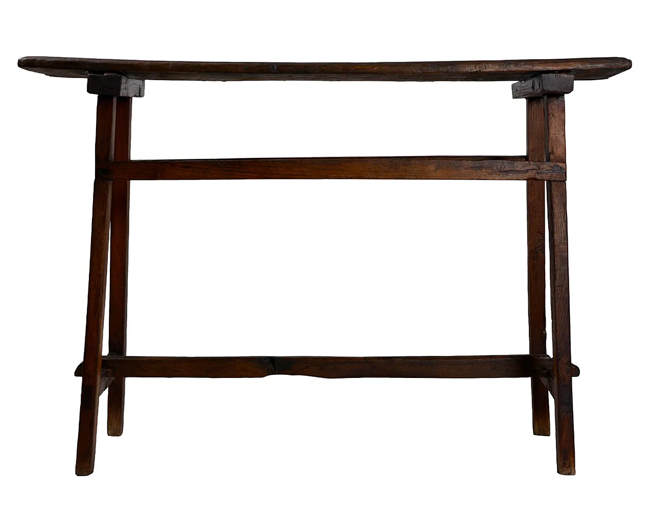 Rustic farmhouse console table, early 19th century 6