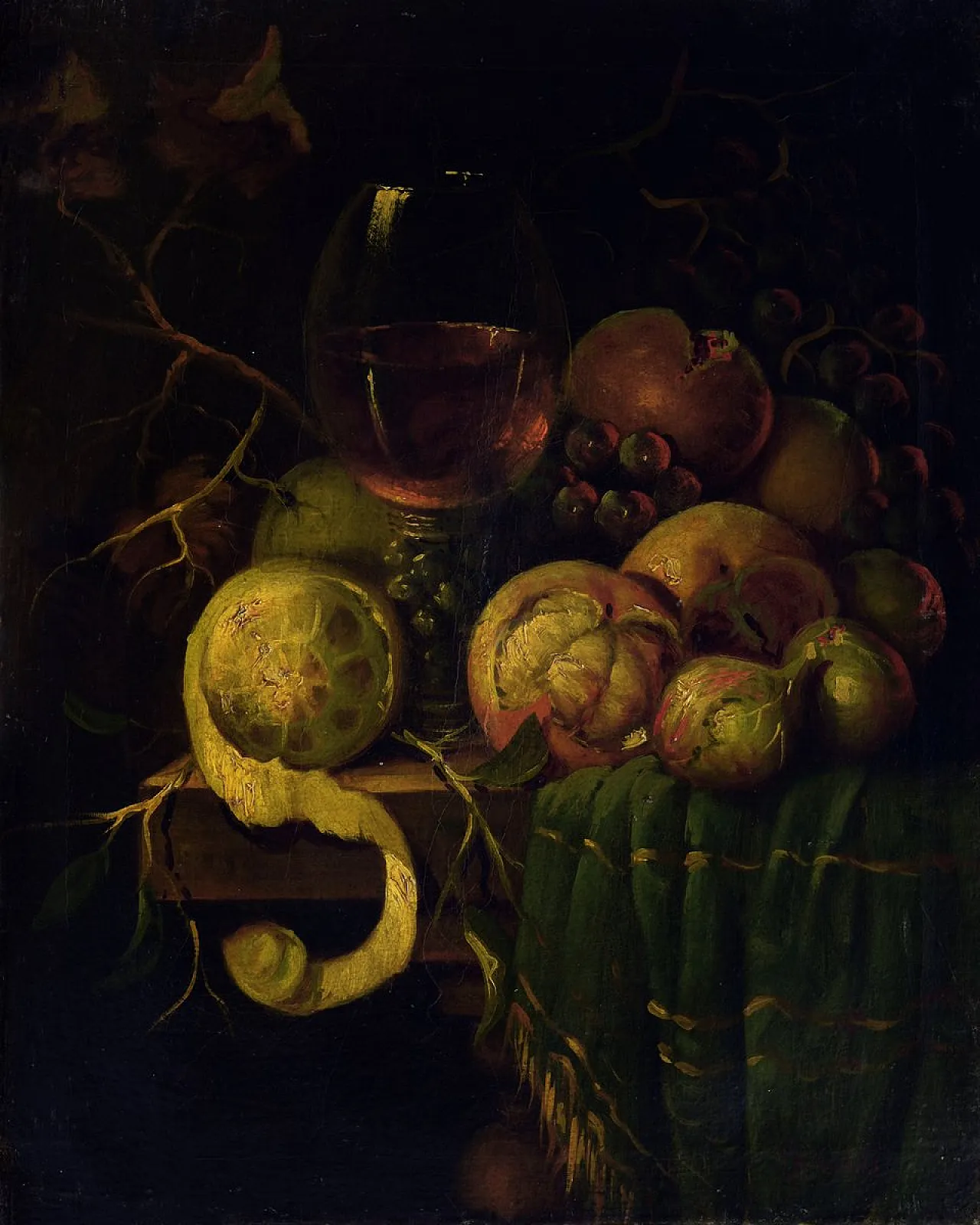 Antonio Celli, Natura morta, olio su tela con cornice, anni '90 2
