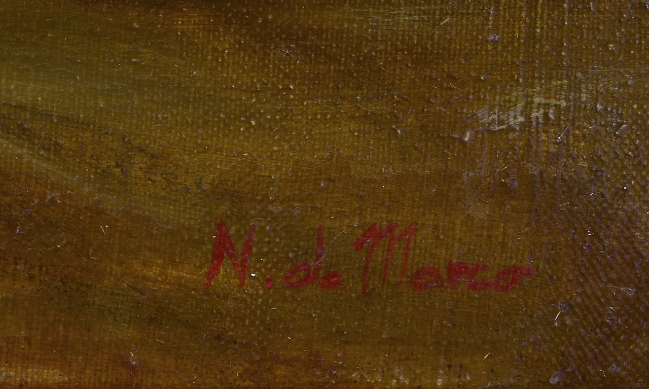 Nicola De Marco, Madre con bambino addormentato, '900 4