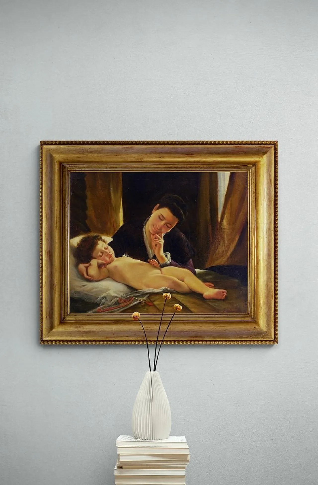Nicola De Marco, Madre con bambino addormentato, '900 6