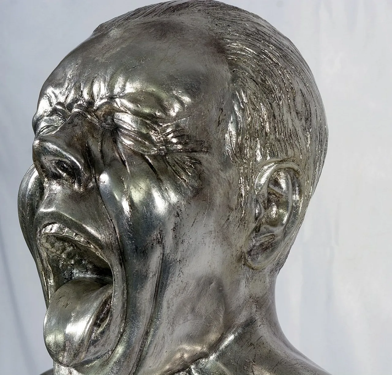 Dopo Frank Xaver Masserschmidt, Busto sbadigliante in cera, '700 4