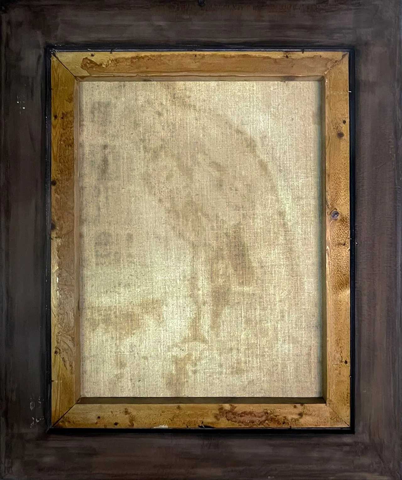 Frank Tempesta, Nudo maschile seduto, olio su tela, anni '70 5