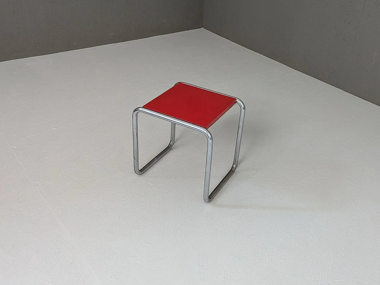 Early B 9/S Bauhaus canteen stool by Marcel Breuer for Thonet, 1930s 2