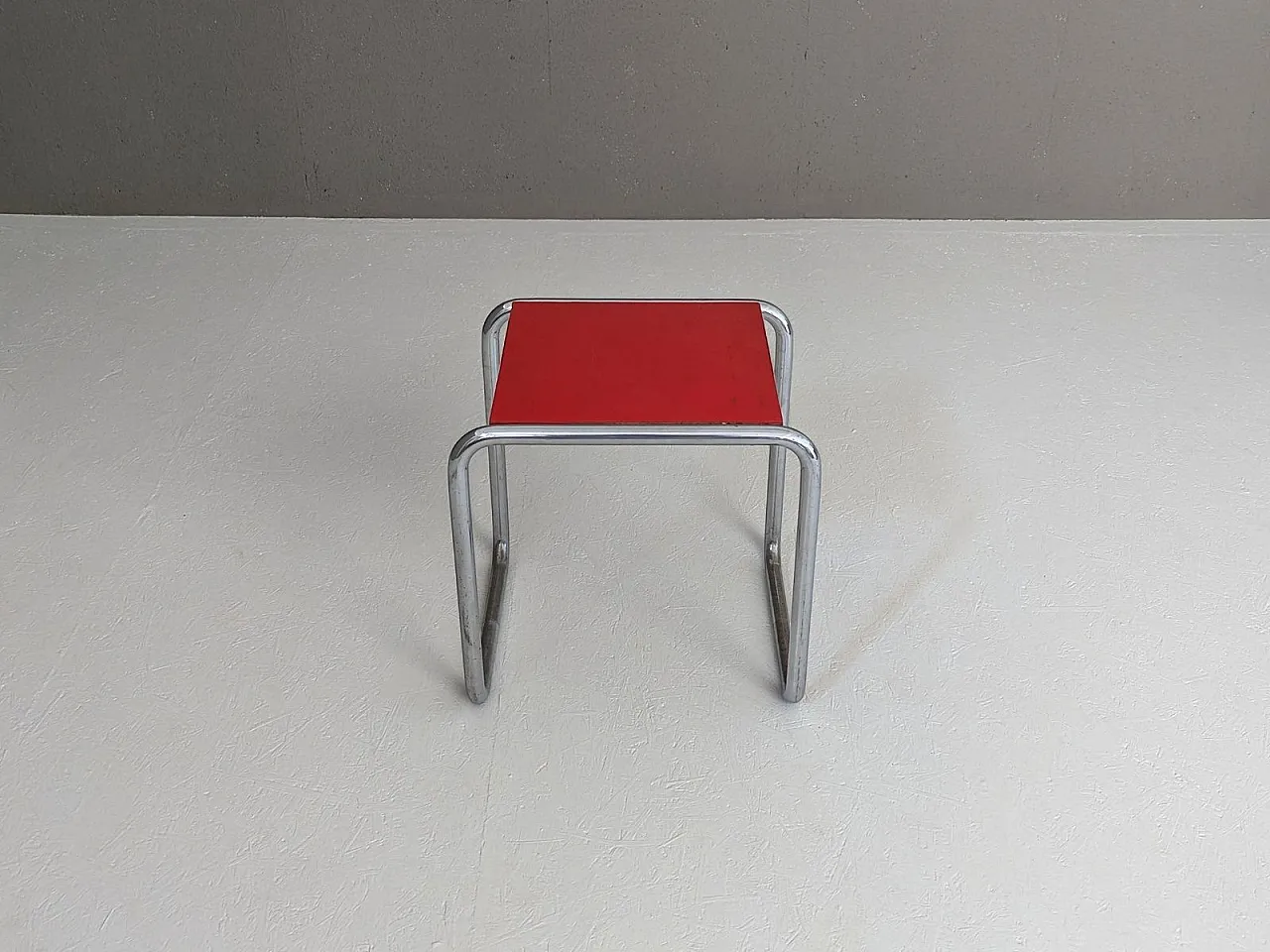 Early B 9/S Bauhaus canteen stool by Marcel Breuer for Thonet, 1930s 3