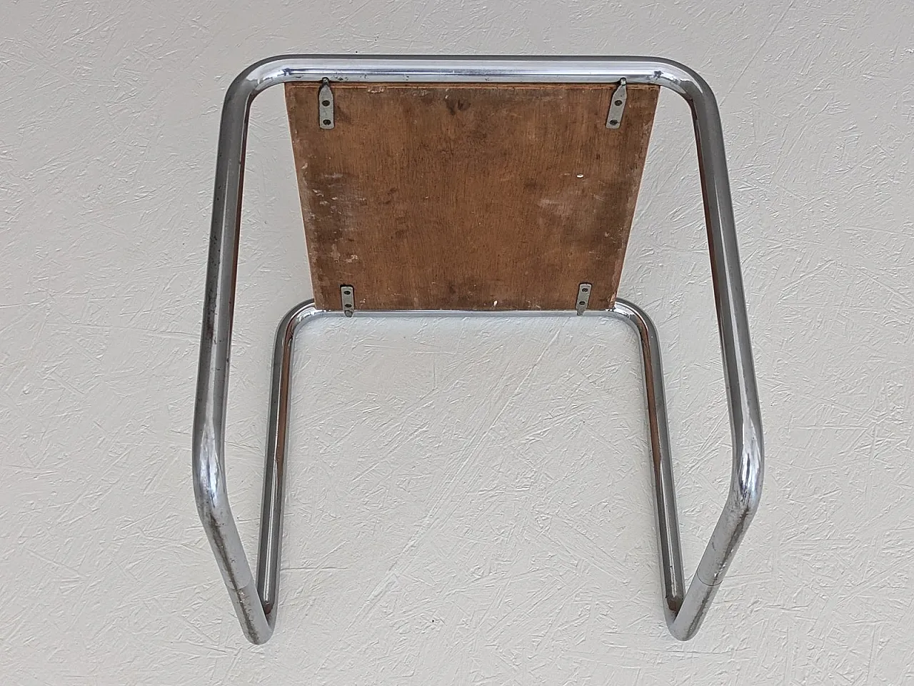 Early B 9/S Bauhaus canteen stool by Marcel Breuer for Thonet, 1930s 7