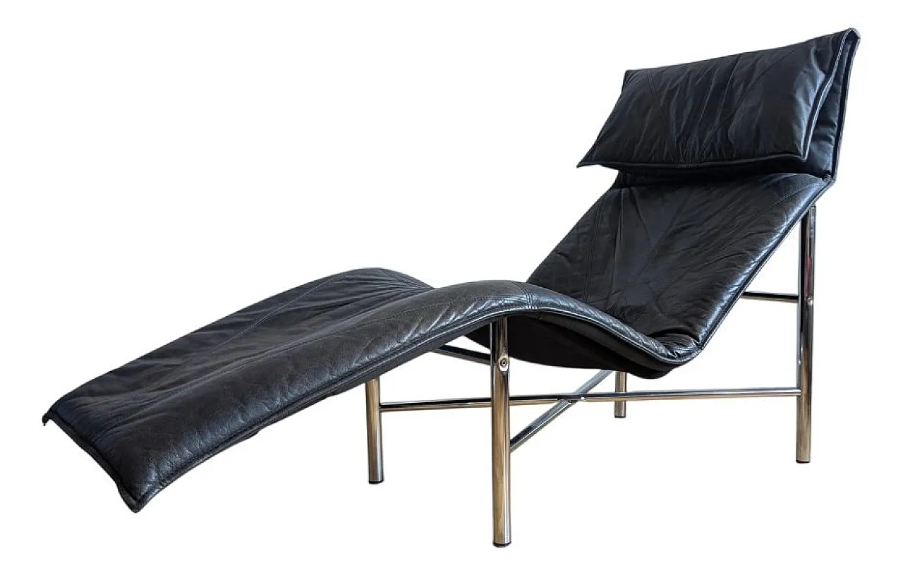Leather skye lounge chair by Tord Björklund, 1980s 1