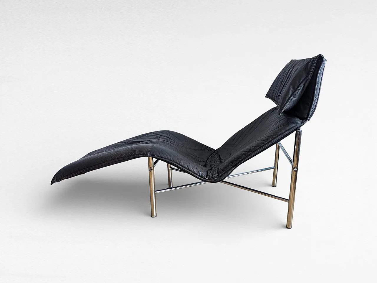Leather skye lounge chair by Tord Björklund, 1980s 5