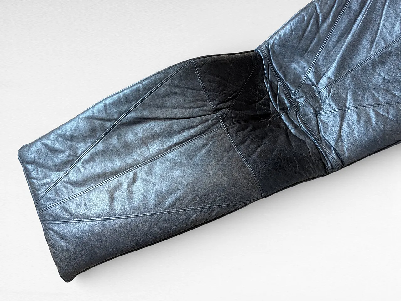 Leather skye lounge chair by Tord Björklund, 1980s 9