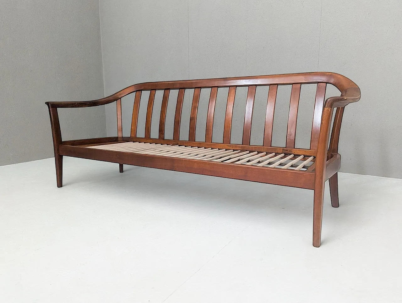 Mid-Century cherrywood sofa from Walter Knoll / Wilhelm Knoll, 1960s 4