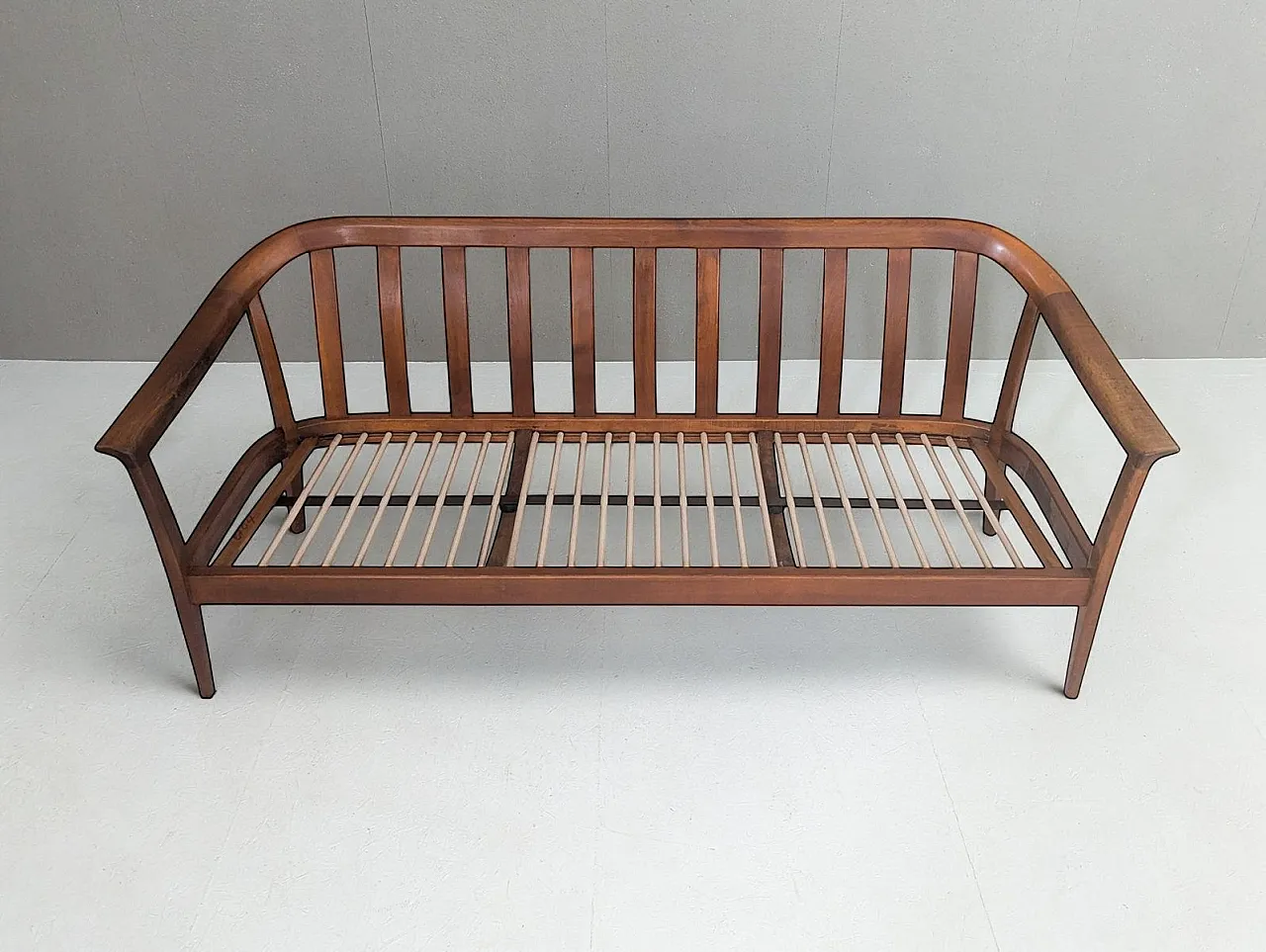 Mid-Century cherrywood sofa from Walter Knoll / Wilhelm Knoll, 1960s 6