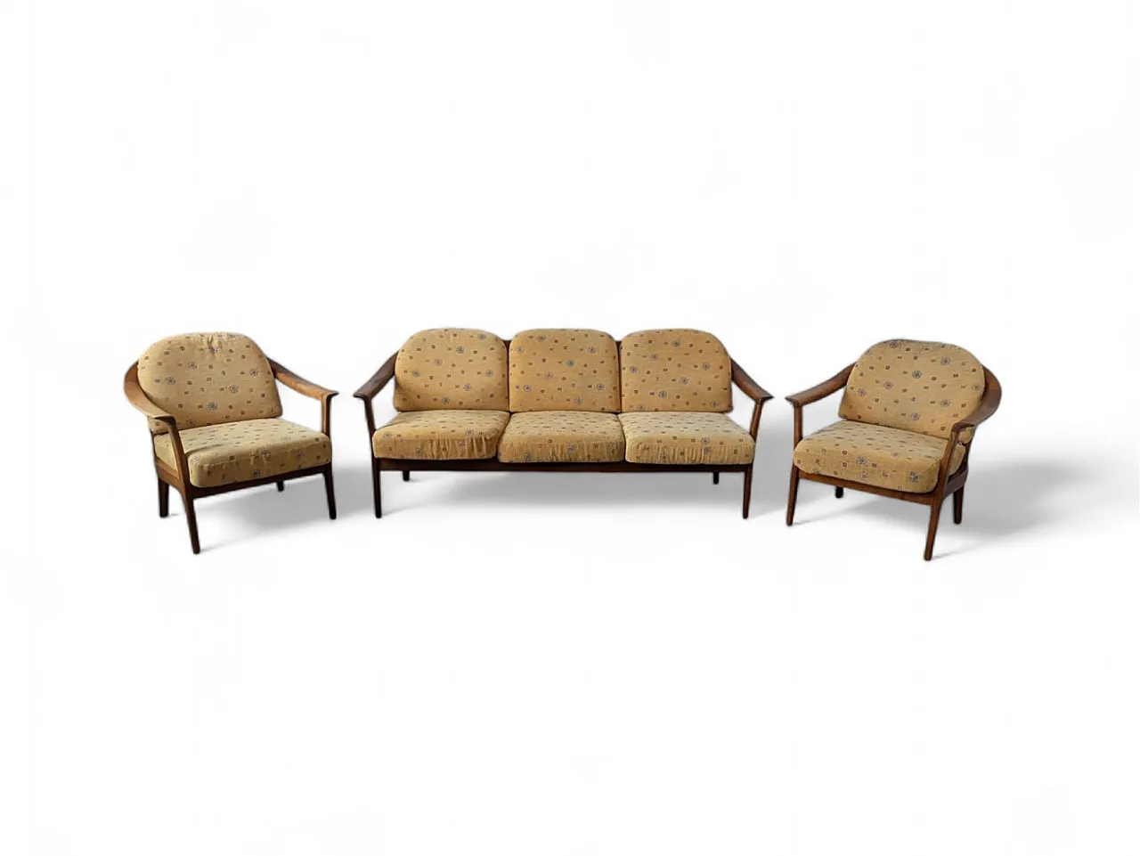 Mid-Century cherrywood sofa from Walter Knoll / Wilhelm Knoll, 1960s 14