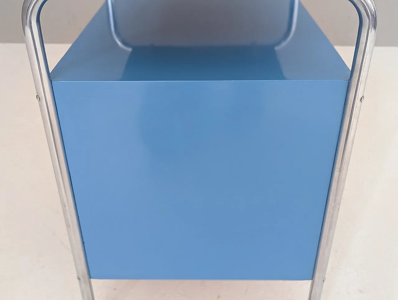 Bauhaus tubular steel nightstand by J. Fenyves for Thonet, 1930s 11