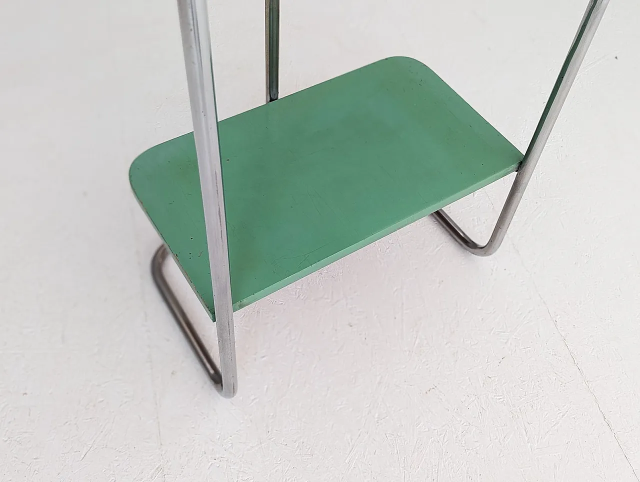 Bauhaus tubular steel console table by Robert Slezák for Slezak, 1930s 17