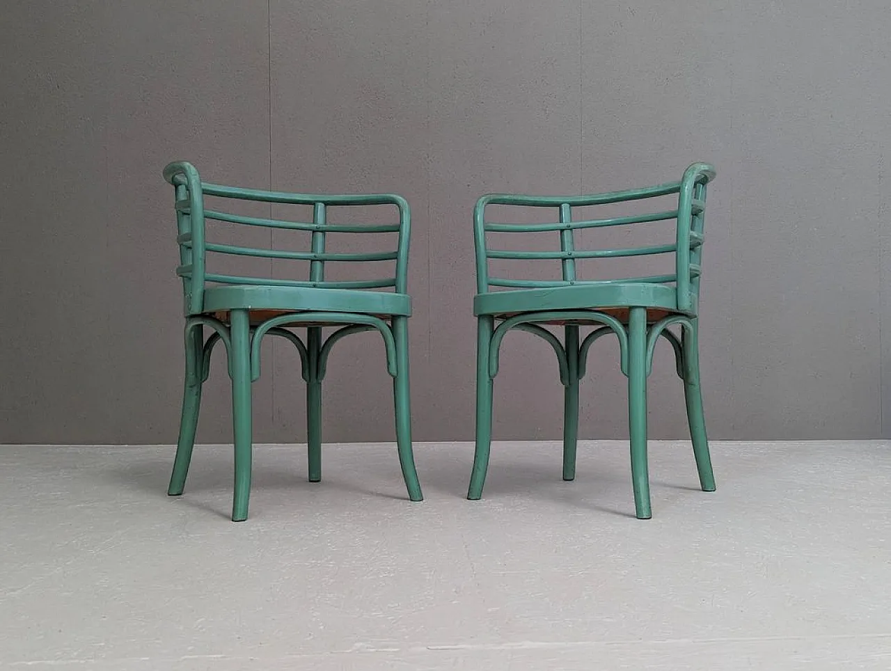 Viennese Thonet B 246 chairs & T 142 table by Josef Frank, 1930s 4