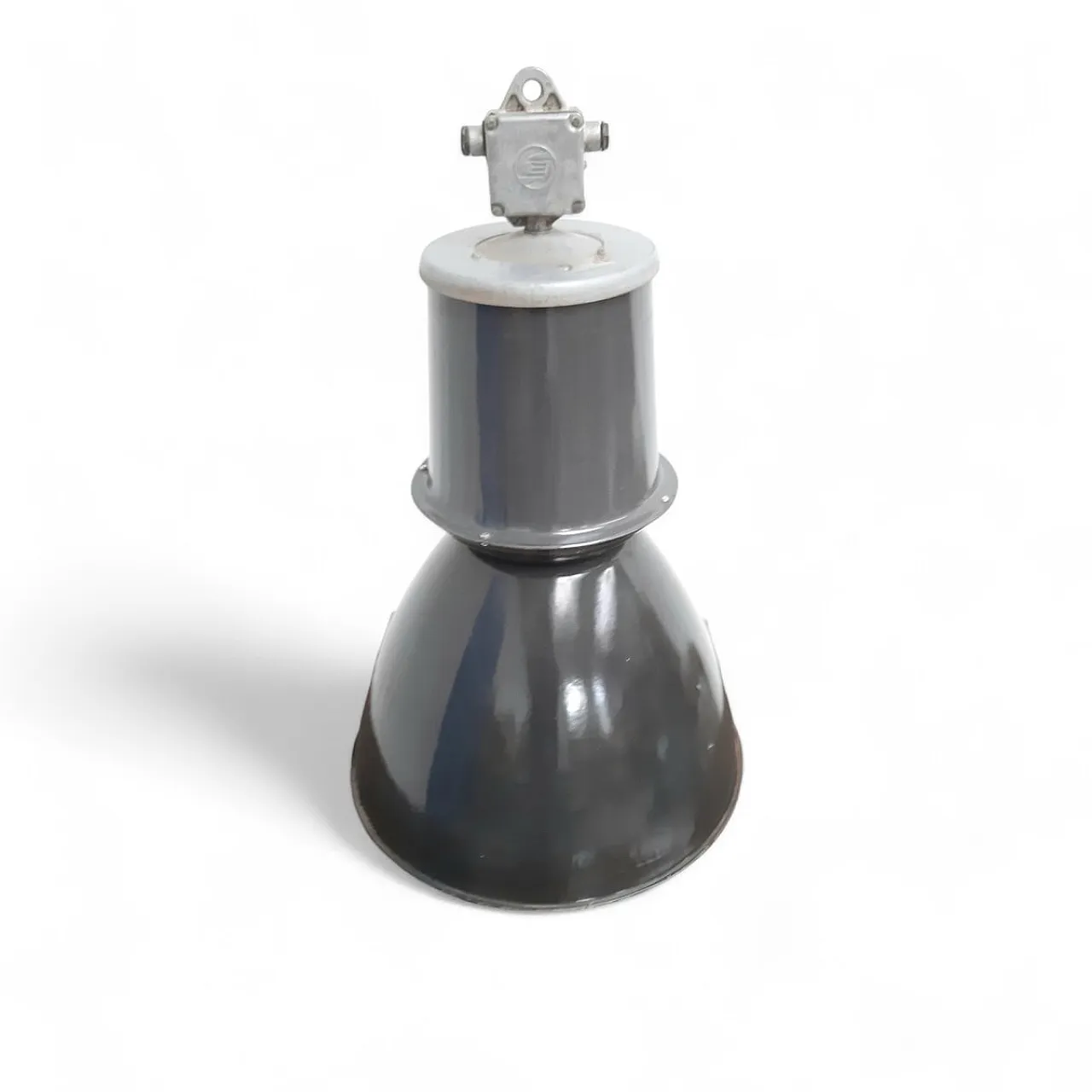 Pair of industrial pendant lights from Elektrosvit, 1970s 5