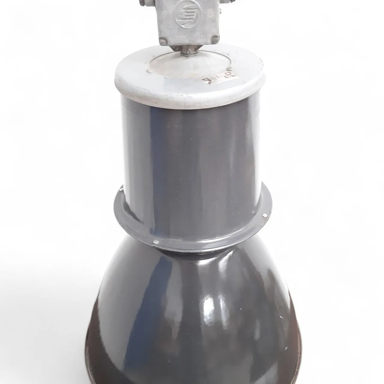 Pair of industrial pendant lights from Elektrosvit, 1970s 6