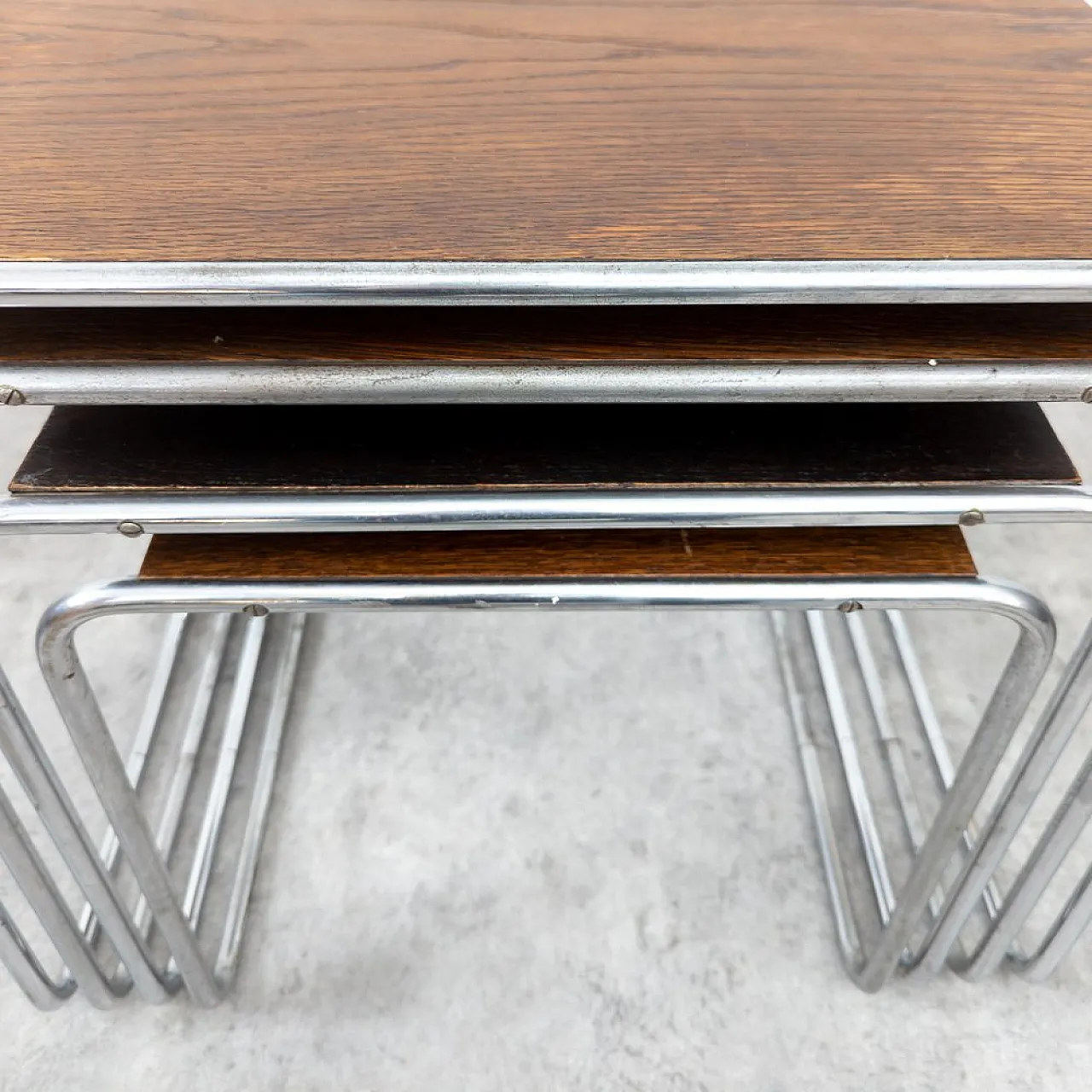 4 B9 Nesting tables attributed to Marcel Breuer for Thonet, 1930s 4