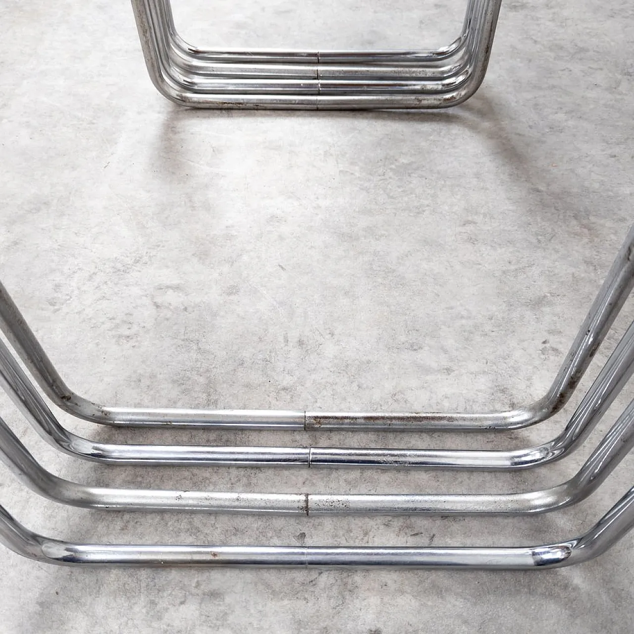 4 B9 Nesting tables attributed to Marcel Breuer for Thonet, 1930s 7