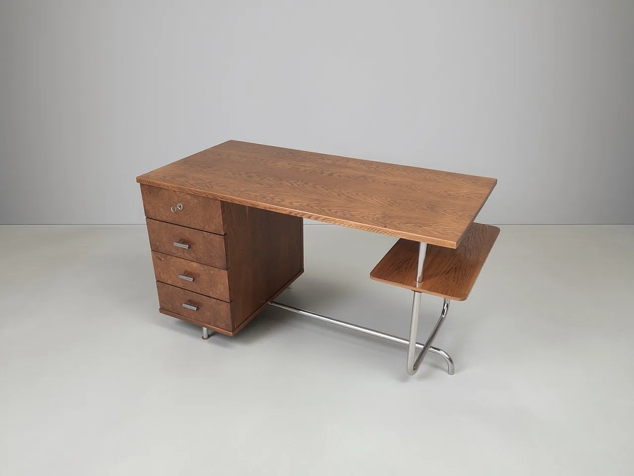 Scrivania H 180 Bauhaus di Jindrich Halabala per Up Zavody, anni '30 4