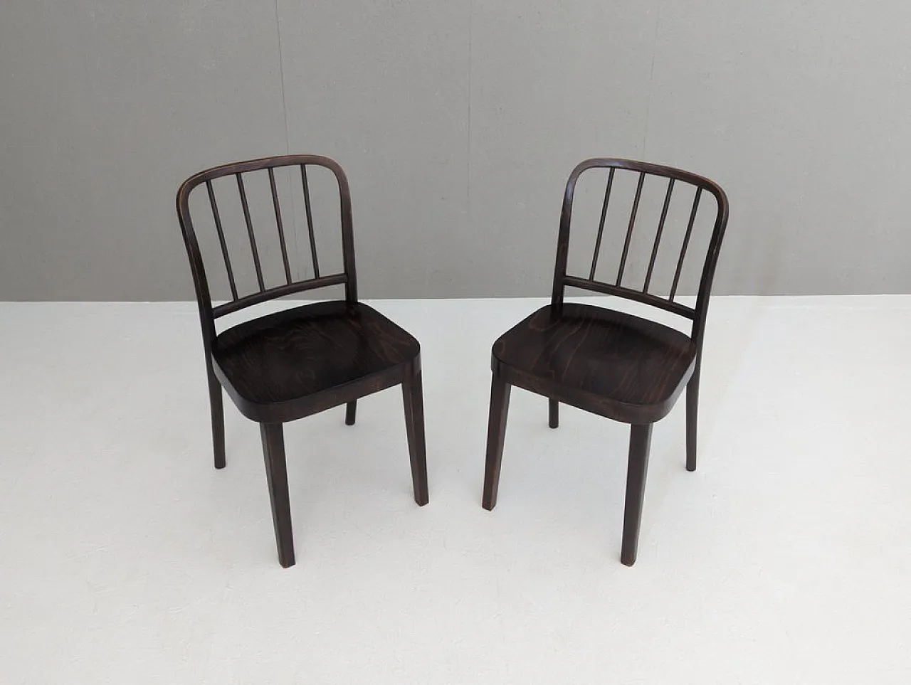 4 Dining chairs by Josef Hoffmann for Thonet, 1930s 8