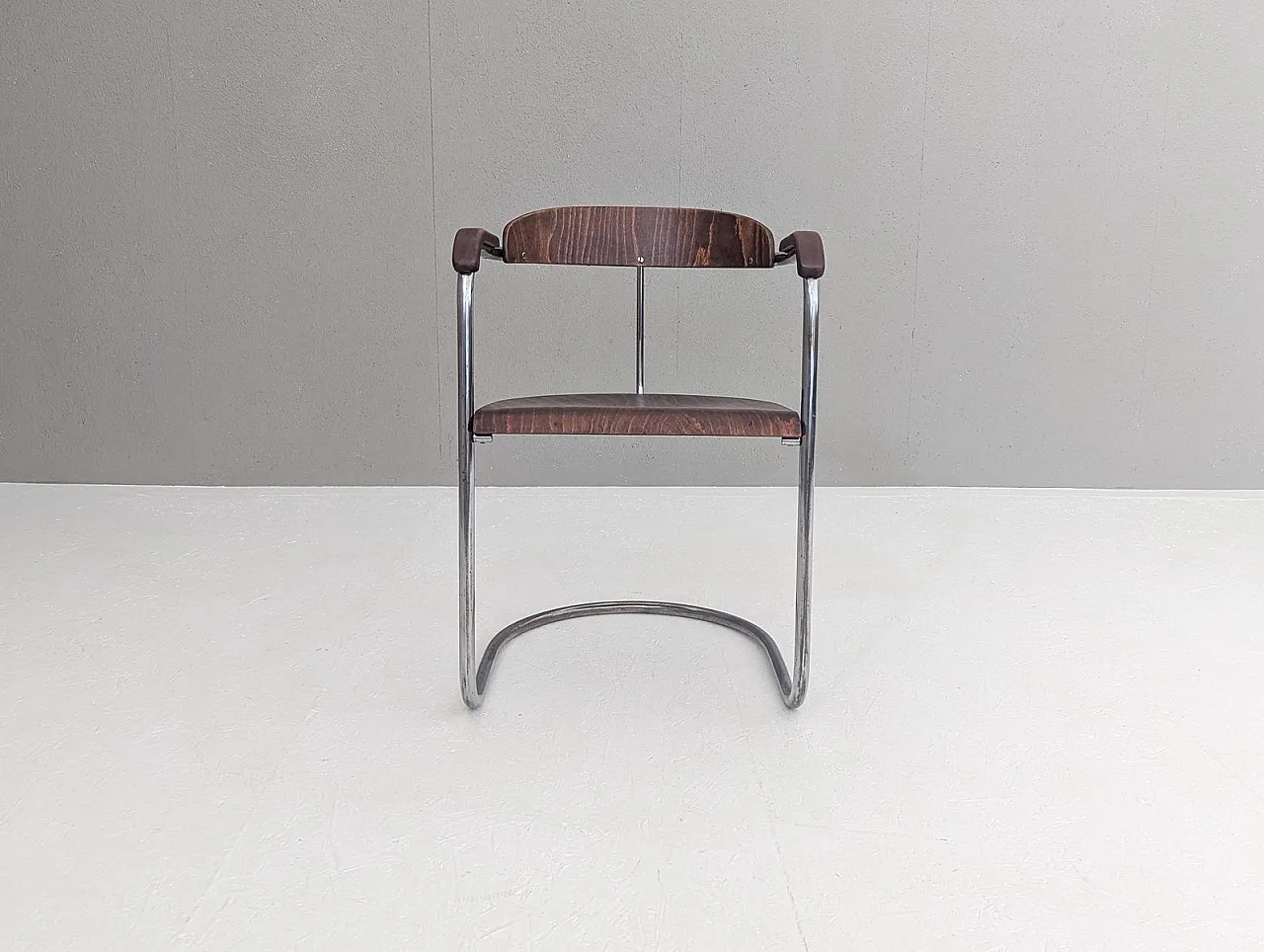 Pair of armchairs by Hans & Wassili Luckhardt for Hynek Gottwald, 1930 7