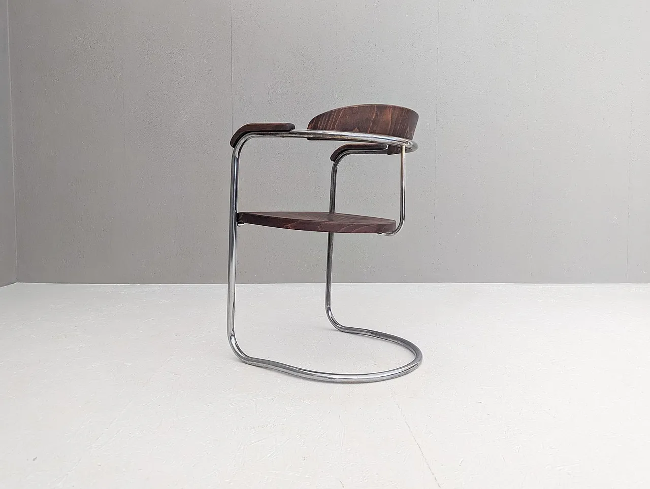 Pair of armchairs by Hans & Wassili Luckhardt for Hynek Gottwald, 1930 8